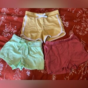 Bundle 3 Pack of Various Toddler Girl Shorts 12-18 Months